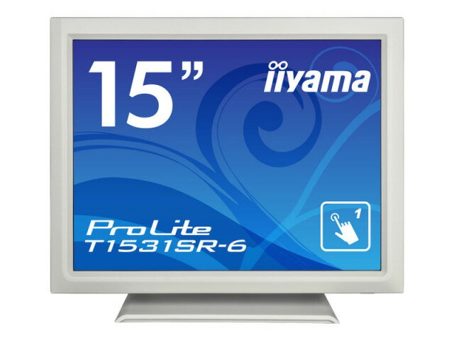 【ポイント10倍】 【代引不可】iiyama PCモニター・液晶ディスプレイ ProLite T1531SR-6 T1531SR-W6 [15インチ ピュアホワイト] 【P10倍】