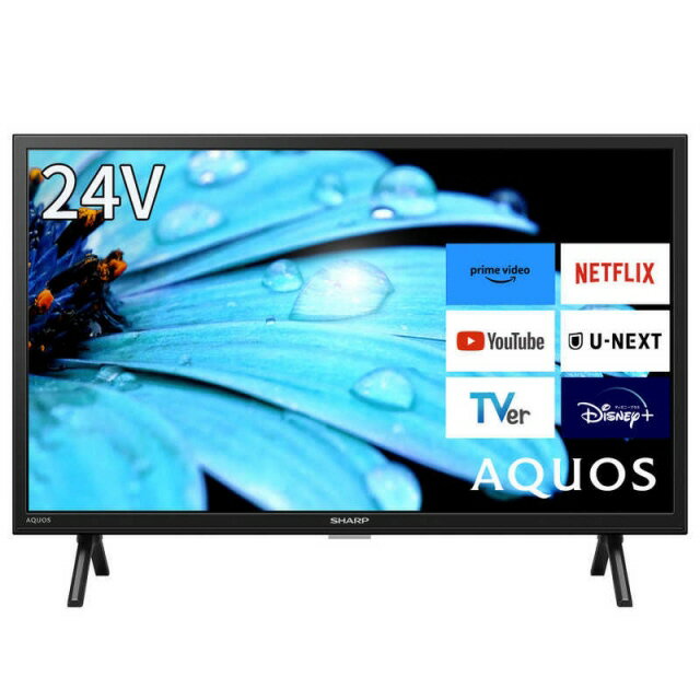 【ポイント10倍】 【代引不可】シャープ 液晶テレビ AQUOS 2T-C24EF1 [24インチ] [画面サイズ：24V型(インチ) 種類：ハイビジョン液晶テレビ 画素数：1366x768 バックライトタイプ：直下型] 【P10倍】