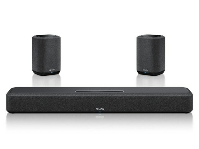 【ポイント10倍】 DENON ホームシアター スピーカー Denon Home Sound Bar 550 SET-B [ブラック] [タイプ：サウンドバー チャンネル数：4ch Dolby Atmos：○ DolbyDigital：○ DTS：○] 【P10倍】