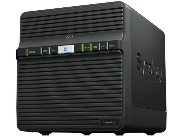 【ポイント10倍】 Synology NAS(ネットワークHDD) DiskStation DS423 [ドライブベイ数：HDD/SSDx4 DLNA：○ LAN速度：1GbE] 【P10倍】