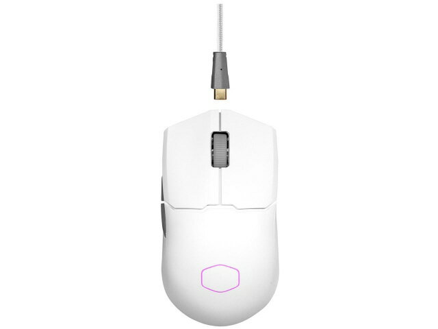 【ポイント10倍】 COOLER MASTER マウス MM712 MM-712-WWOH1 [White] [タイプ：光学式マウス インターフェイス：Bluetooth 5.1/USB/無線2.4GHz その他機能：カウント切り替え可能/着脱式レシーバ ボタン数：6ボタン 重さ：59g] 【P10倍】 1