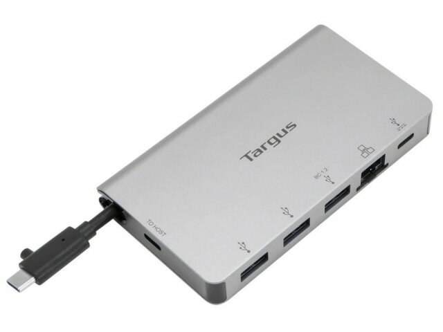 【ポイント10倍】 ターガス USBハブ ACA951 [Silver] [ポート数：4系統 インターフェイス(パソコン側)：USB3.2 Gen1 Type-C インターフェイス(USB機器側)：USB3.2 Gen1 Type-Ax3/Type-Cx1/LANx1] 【P10倍】