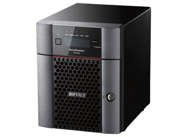 【ポイント10倍】 バッファロー NAS(ネットワークHDD) TeraStation TS5420DN1204 [ドライブベイ数：HDDx4 容量：HDD：12TB LAN速度：10GbE] 【P10倍】