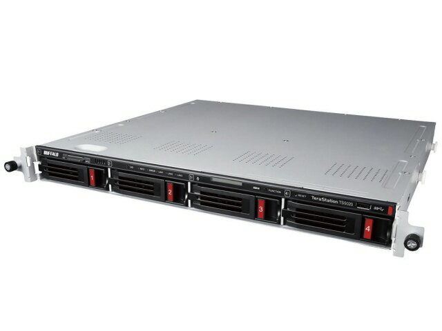 【ポイント10倍】 バッファロー NAS(ネットワークHDD) TeraStation TS5420RN1204 [ドライブベイ数：HDDx4 容量：HDD：12TB LAN速度：10GbE] 【P10倍】