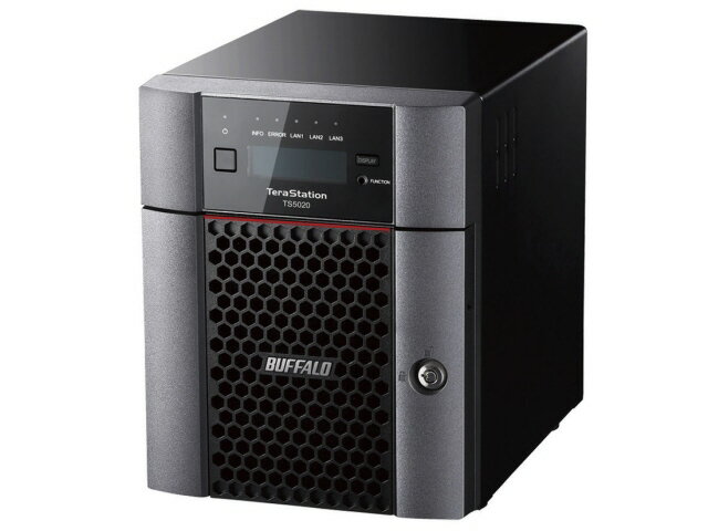【ポイント10倍】 バッファロー NAS(ネットワークHDD) TeraStation TS5420DN0804 [ドライブベイ数：HDDx4 容量：HDD：8TB LAN速度：10GbE] 【P10倍】