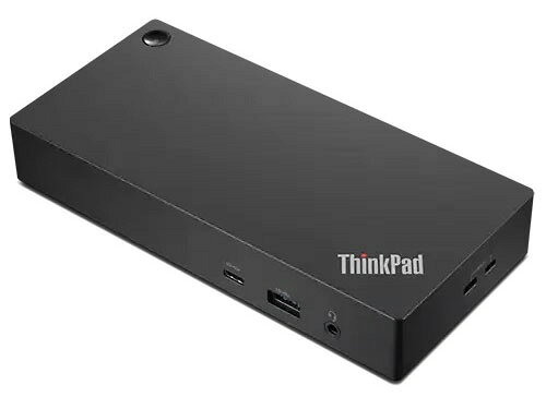 6 Port + - 【ポイント10倍】 Lenovo USBハブ ThinkPad ユニバーサル USB Type-C ドック 40AY0090JP [ブラック] 【P10倍】