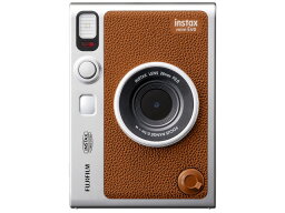 【ポイント10倍】 富士フイルム インスタントカメラ instax mini Evo チェキ USB Type-C対応 [ブラウン] [使用フィルム：インスタントカラーフィルムinstax mini フィルムサイズ（横x縦）：86×54mm フラッシュ：○ セルフタイマー：○ 重量：285g] 【P10倍】