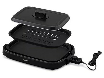 【ポイント10倍】 アイリスオーヤマ ホットプレート IHA-A20-B [ブラック] 【P10倍】