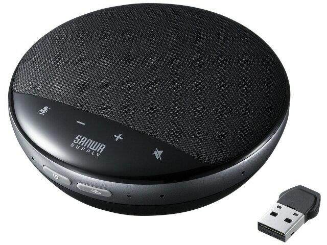 【ポイント10倍】 サンワサプライ Bluetoothスピーカー MM-WLMSP1 [総合出力：3W 駆動時間：連続再生最大時間：約6時間/連続通話最大時間：約6時間/連続待受最大時間：約6.5時間] 【P10倍】