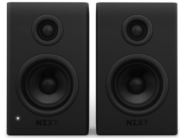 【ポイント10倍】 【代引不可】NZXT PCスピーカー Relay Speakers AP-SPKB2-JP [ブラック] [タイプ：2chスピーカー 総合出力：80W 入力端子：ミニプラグ入力x1/RCA入力x1 その他出力：RCAピンジャック出力×1(別売りのサブウーファー用) 電源：AC] 【P10倍】
