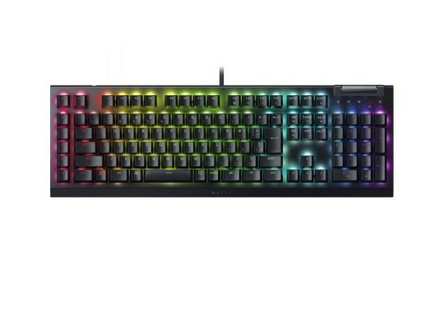 【ポイント10倍】 Razer キーボード BlackWidow V4 X JP Green Switch RZ03-04701400-R3J1 [ブラック] [キーレイアウト：日本語 キースイッチ：メカニカル インターフェイス：USB テンキー：あり] 【P10倍】