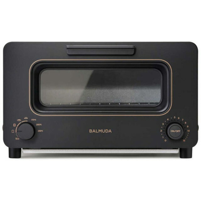 【ポイント10倍】 バルミューダ トースター BALMUDA The Toaster K11A-BK [ブラック] [タイプ：オーブン 加熱方式：ヒーター/スチーム ..