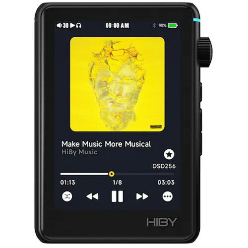 楽天YOUPLAN【ポイント10倍】 HiBy Music デジタルオーディオプレーヤー（DAP） R3 II [Black] [記憶媒体：microSDカード 再生時間：15時間 インターフェイス：USB3.1 Type-C ハイレゾ：○] 【P10倍】