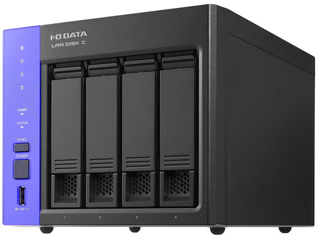 【ポイント10倍】 IODATA NAS(ネットワークHDD) LAN DISK Z HDL4-Z22WATB16 [ドライブベイ数：HDDx4 容..