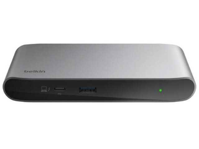 【ポイント10倍】 BELKIN USBハブ INC013qcSGY [ポート数：4系統 電源供給：セルフパワー インターフェイス(パソコン側)：USB4 Type-C、Thunderbolt4兼用 インターフェイス(USB機器側)：USB3.2 Gen2 Type-Ax1/USB4 Type-C、Thunderbolt4兼用x3] 【P10倍】