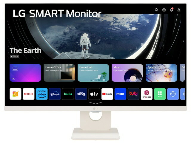 【ポイント10倍】 LGエレクトロニクス PCモニター・液晶ディスプレイ SMART Monitor 27SR50F-W [27イン..