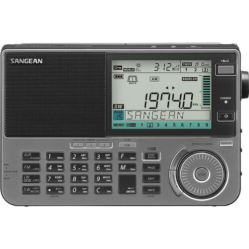 【ポイント10倍】 Sangean ラジオ ATS-909X2J [グラファイト] [受信バンド：AM/FM/LW/短波ラジオ シンセチューニング：○ ワイドFM：○ 乾電池：単3形アルカリ乾電池×4本 充電池：○ AC：○] 【P10倍】