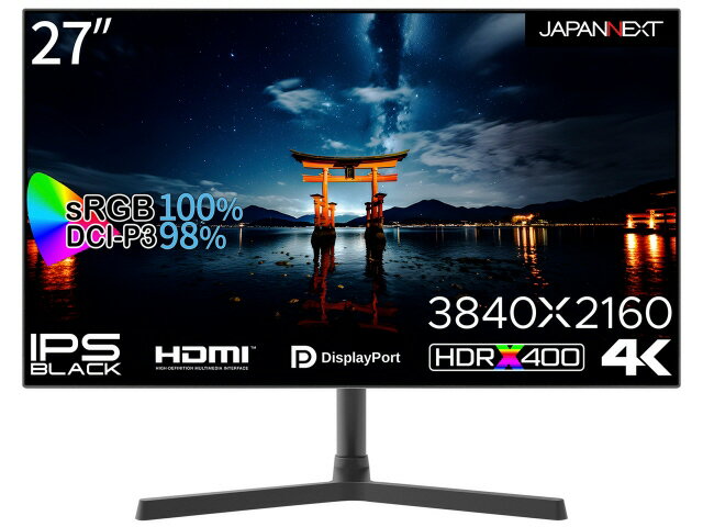 【ポイント10倍】 JAPANNEXT PCモニター・液晶ディスプレイ JN-27IPSB4FLUHDR [27インチ] 【P10倍】