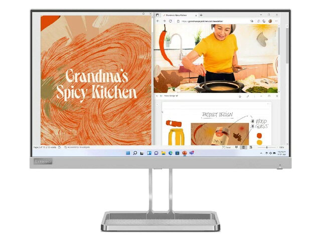 【ポイント10倍】 Lenovo PCモニター・液晶ディスプレイ Lenovo L22i-40 67AEKACBJP [21.5インチ グレー] 【P10倍】