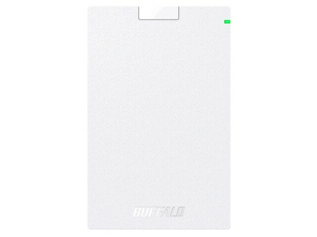 【ポイント10倍】 バッファロー 外付けHDD・ハードディスク MiniStation HD-PCG1.0U3-BWA [ホワイト] [容量：1TB インターフェース：USB3.1 Gen1(USB3.0)] 【P10倍】