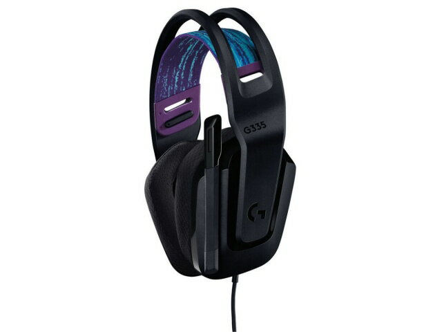 【ポイント10倍】 ロジクール ヘッドセット G335 Corded Gaming Headset G335BK [ブラック] [ヘッドホンタイプ：オーバーヘッド プラグ形状：ミニプラグ 装着タイプ：両耳用 接続方式：ワイヤード(有線) ゲーミング：○] 【P10倍】