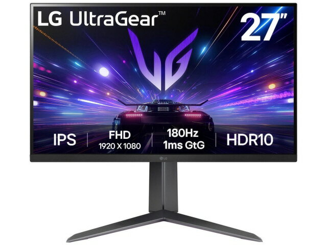 【ポイント10倍】 LGエレクトロニクス PCモニター・液晶ディスプレイ LG UltraGear 27GS65F-B [27インチ] 【P10倍】
