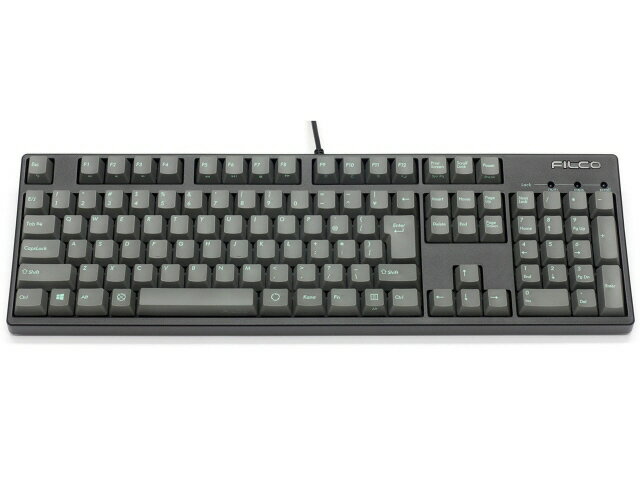 【ポイント10倍】 FILCO キーボード Majestouch + SGK FKBN108M/NSG3GMB 茶軸 [ブラック] [キーレイアウト：日本語108/フルサイズ キースイッチ：メカニカル インターフェイス：USB/PS/2 テンキー：あり キーストローク：4mm] 【P10倍】