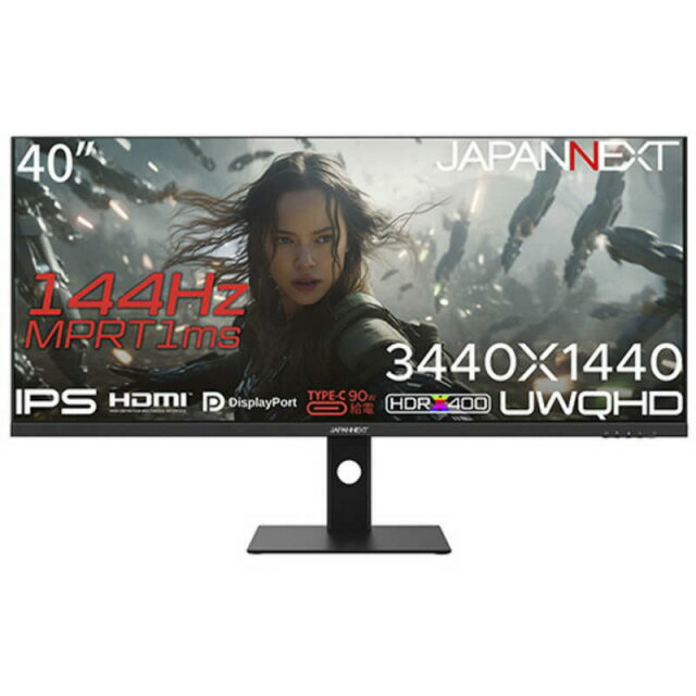 【ポイント10倍】 JAPANNEXT PCモニター・液晶ディスプレイ JN-IPS401UWQHD144-C90W [40インチ] 【P10倍】