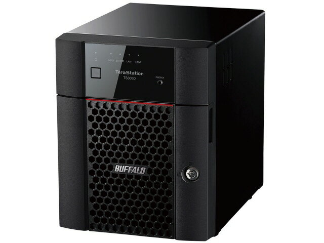 【ポイント10倍】 バッファロー NAS(ネットワークHDD) TeraStation TS3430DN1204 [ドライブベイ数：HDDx4 容量：HDD：12TB LAN速度：2.5GbE] 【P10倍】(2.0)