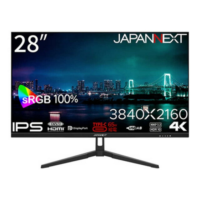【ポイント10倍】 JAPANNEXT PCモニター・液晶ディスプレイ JN-IPS28U-C6 [28インチ] 【P10倍】