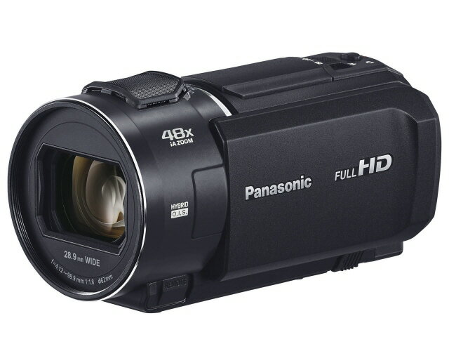 Camcorders - 【ポイント10倍】 パナソニック ビデオカメラ HC-V900-K [ビーズブラック] [タイプ：ハンディカメラ 画質：フルハイビジョン 撮影時間：105分 本体重量：433g 撮像素子：MOS 1/2.5型 動画有効画素数：617万画素] 【P10倍】