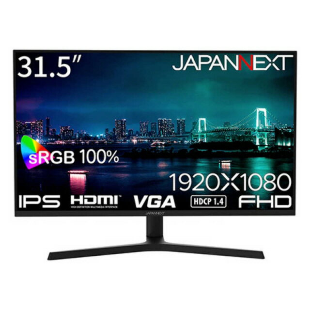 【ポイント10倍】 JAPANNEXT PCモニター・液晶ディスプレイ JN-IPS315F-HSP [31.5インチ] 【P10倍】