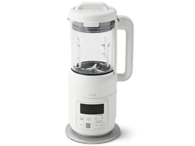 【ポイント10倍】 シロカ ミキサー siroca おうちシェフ BLENDER SM-S151 [ホワイト] [ミキサータイプ：ミキサー 容量：0.8L 設置タイプ：据え置き ジューサー：○] 【P10倍】のサムネイル