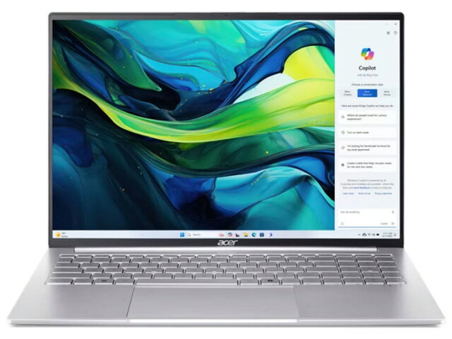 Acer ノートパソコン Swift Lite 16 SFL16-51M-F56Y [ライトシルバー]