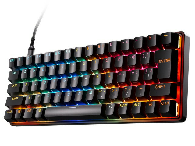 【ポイント10倍】 steelseries キーボード Apex Pro Mini Gen 3 JP [キーレイアウト：日本語 インターフェイス：USB テンキー：なし(テンキーレス) キーストローク：0.1〜4mm] 【P10倍】
