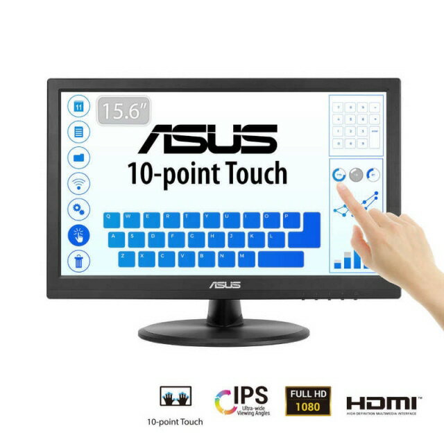 【ポイント10倍】 ASUS PCモニター・液晶ディスプレイ VT169HE [15.6インチ] 【P10倍】