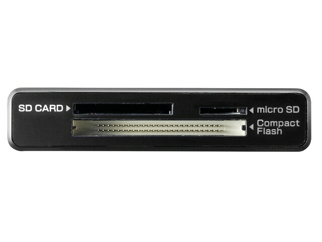 YOUPLANの【ポイント10倍】 IODATA カードリーダー US3-U2RW/B [USB 17in1] [インターフェース：USB3.0 USB2.0 USB SDカード：○ microSDカード：○] 【P10倍】｜アングル2