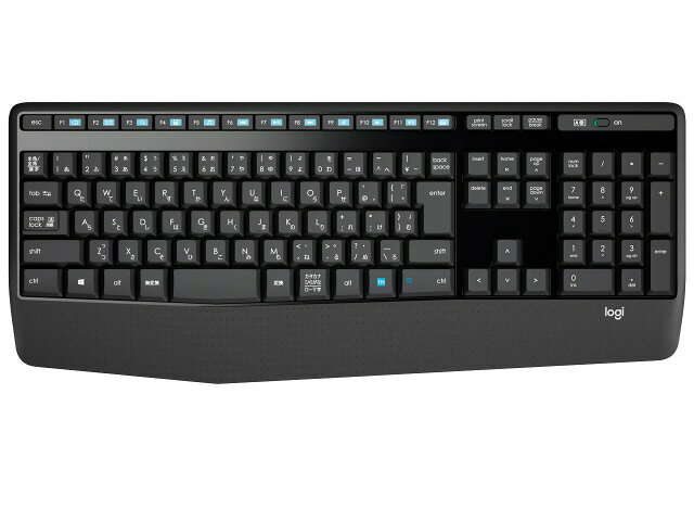 YOUPLANの【ポイント10倍】 ロジクール キーボード Comfort Wireless Combo MK345n [ブラック] [キーレイアウト：日本語 フルサイズ インターフェイス：USB テンキー：あり] 【P10倍】｜アングル2