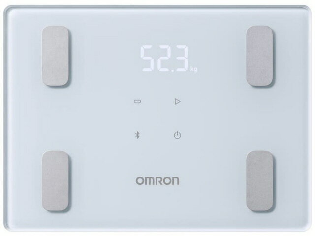 【ポイント10倍】 オムロン 体重計・体脂肪計・体組成計 カラダスキャン KRD-408T-B [アイスブルー] [タイプ：体組成計 測定方式：両足 サイズ：285x28x210mm 重量：1.3kg] 【P10倍】