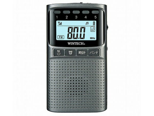 【ポイント10倍】 WINTECH ラジオ EMR-700 [受信バンド：AM/FM シンセチューニング：○ 乾電池：単4乾電池×3本] 【P10倍】