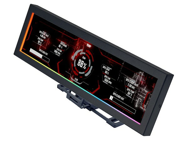 LIAN LI PCモニター・液晶ディスプレイ 8.8 UNIVERSAL SCREEN SM088 LL-SM088X [8.8インチ ブラック] [モニタサイズ：8.8 型(インチ) パネル種類：IPSパネル リフレッシュレート(垂直走査周波数)：60 Hz 入力端子：USBx1]