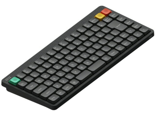 【ポイント10倍】 NuPhy キーボード Node75 n75nguj [Ink Gray] [キーレイアウト：日本語89 75%レイアウト キースイッチ：メカニカル インターフェイス：USB USB Type-C Bluetooth テンキー：なし(テンキーレス)] 【P10倍】