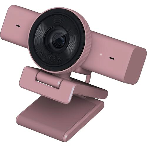 【ポイント10倍】 Razer WEBカメラ Kiyo V2 X RZ19-05380200-R3M1 [Quartz Pink] [画素数：370 万画素 最大フレームレート：60 fps 内蔵マイク：○] 【P10倍】