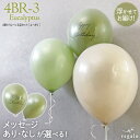 ヘリウム バルーン ゴム風船 ヘリウムガス入 バースデー 飾り 誕生日 パーティー バルーンブーケ ユーカリ メッセージ入り 飾り付け セット 風船 結婚式 4BRバルーン 3点セット 代引き不可 regalo