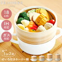 せいろ 蒸し器 ホーロー セット 1段 2段 蒸し鍋 蒸し野菜 温野菜 蒸し料理 肉まん 小籠包 パンケーキ 蒸篭 ほうろう 竹 メッシュシート付 せいろ付きホ...