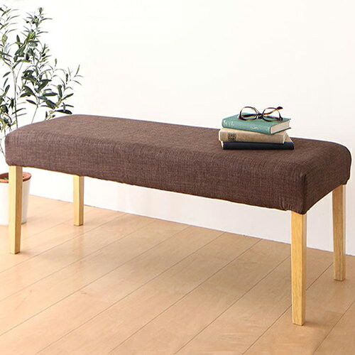 ダイニング ダイニングベンチ ブラウン ベージュ 幅：110cm〜119cm 奥行き：40cm〜49cm 高さ：40cm〜49cm キャスター無し カントリー クラシック シンプル ベーシック モダン 無地 木 茶 ブラウン アイボリー かわいい おしゃれ シンプル ナチュラル 北欧 木製