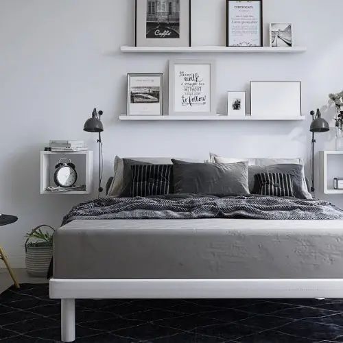 [ベッド ダブル] 幅140cm ローベッド フロアベッド すのこ マットレスベッド マットレス付き 分割式 ヘ..