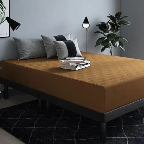 [ベッド セミシングル] 幅80cm ローベッド すのこ マットレス付き 分割式 ヘッドレス 脚付き 防ダニ 抗..