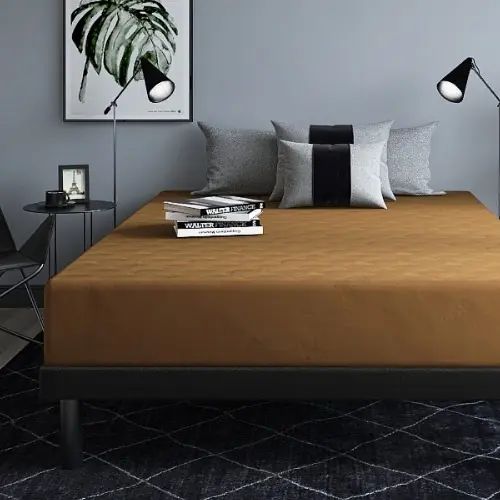 [ベッド ダブル] 幅140cm ローベッド すのこ マットレス付き 分割式 ヘッドレス 脚付き 防ダニ 抗菌 防..