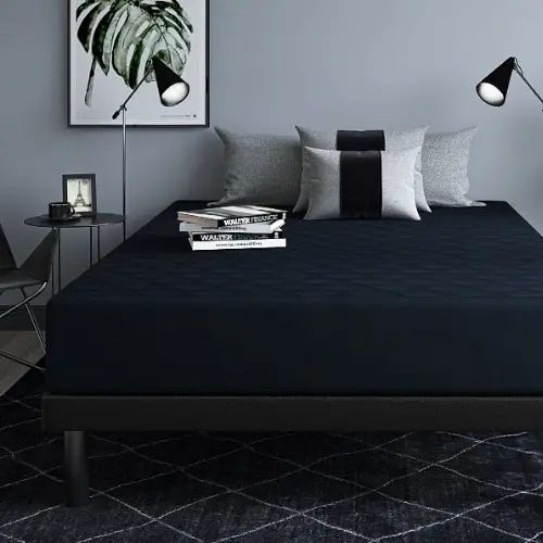 [ベッド ダブル] 幅140cm ローベッド すのこ マットレス付き 分割式 ヘッドレス 脚付き 防ダニ 抗菌 防..